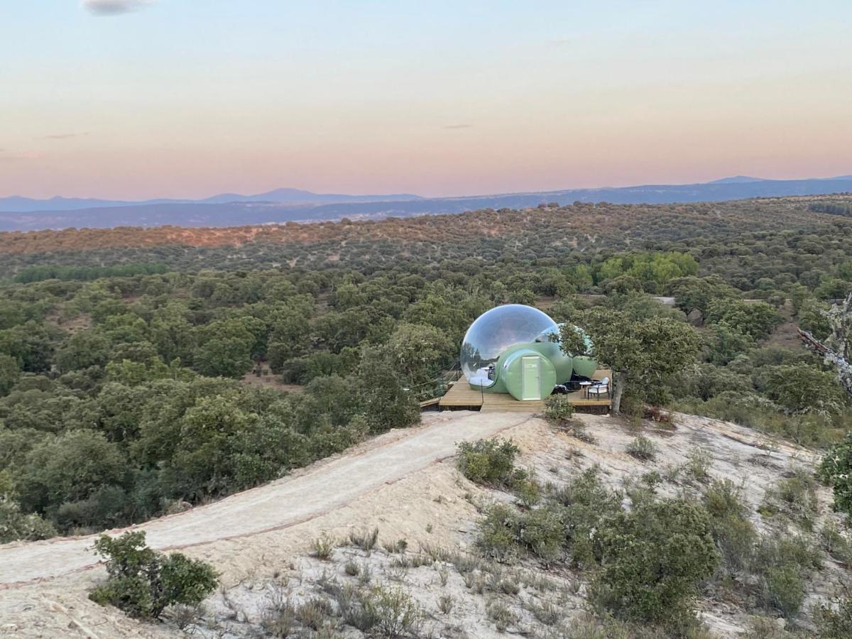 Eco-Lodge En La Reserva Privada Campanarios De Azaba - Proyecto De Conservacion Espeja Eksteriør billede