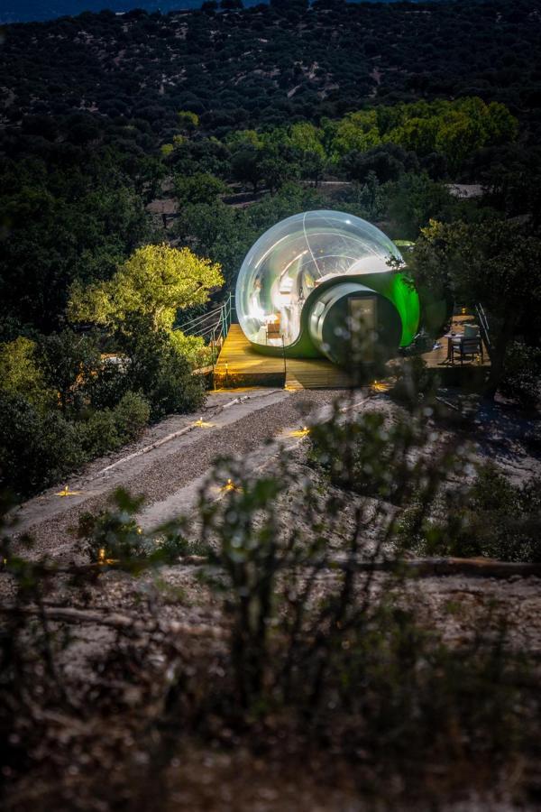 Eco-Lodge En La Reserva Privada Campanarios De Azaba - Proyecto De Conservacion Espeja Eksteriør billede